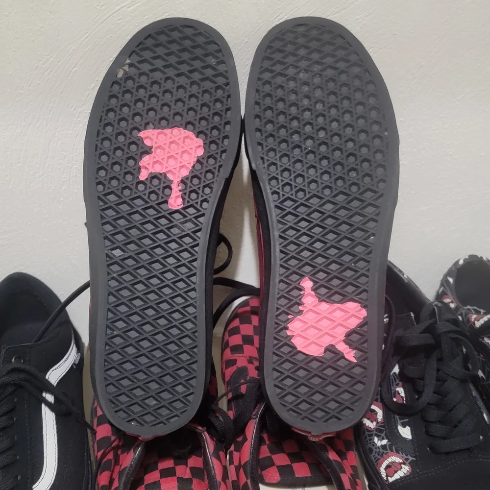 Vans Red High-Top Sneakers - Picture 6 of 9